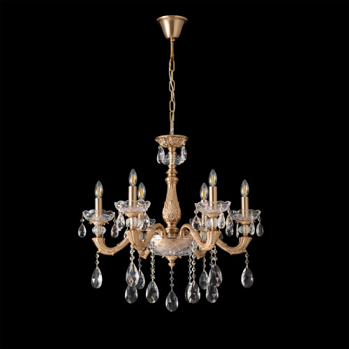 Люстра Crystal Lux ELIZABETH SP6 BRASS фото 3 Люстра Crystal Lux ELIZABETH SP6 BRASS фото 3